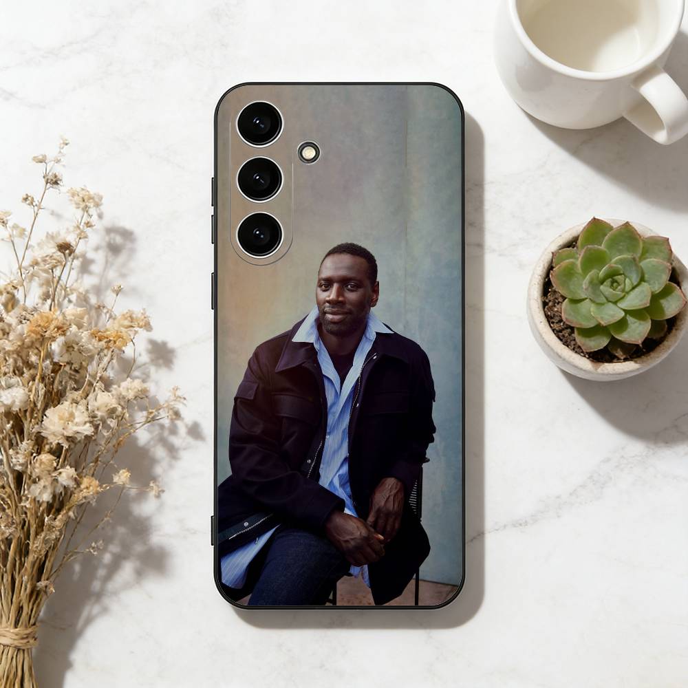 O-Omar Sy French Charm Phone Case For Samsung Galaxy A73,A72,A71,A70,A53,A52,A51,Others Soft Black Cover