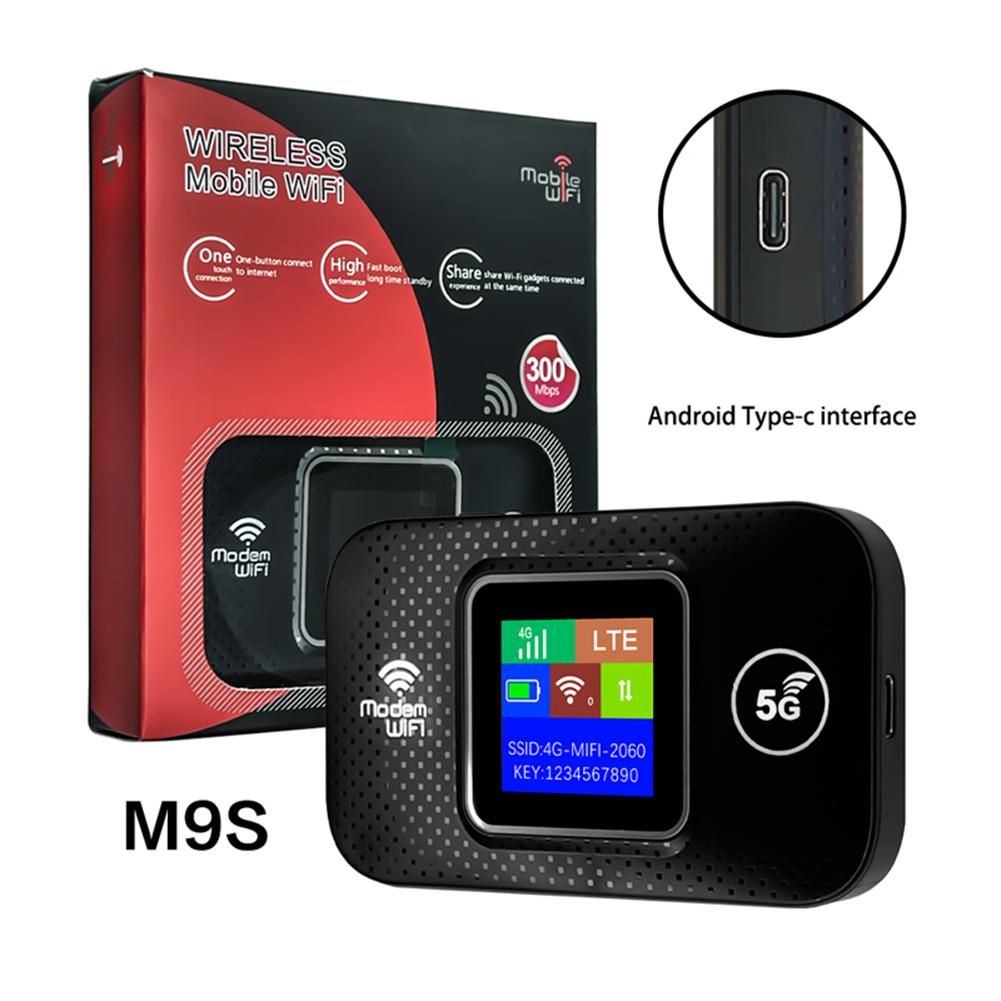 4G LTE Wireless WiFi Router Smart WiFi M9S/MF68E LCE Hotspot Portable WiFi Mobile Hotspot Plug Play WiFi Mobile Broadband