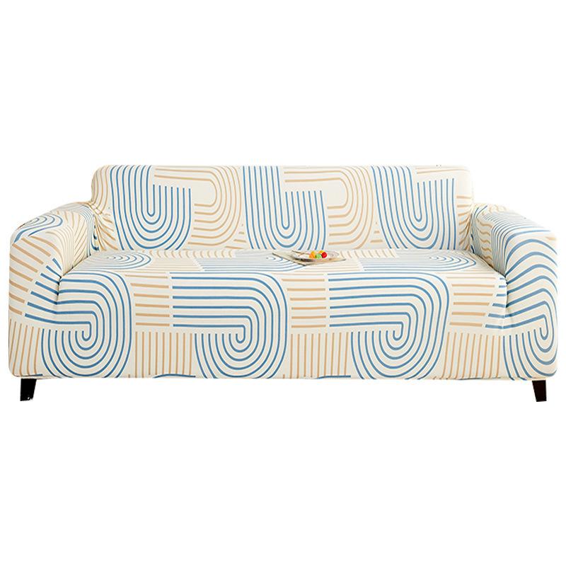 Solid Sofatrekk til Stue Elastisk 1/2/3/4 Seter Sofatrekk Beskytter L-formet Hjørnesofatrekk Sjeselong