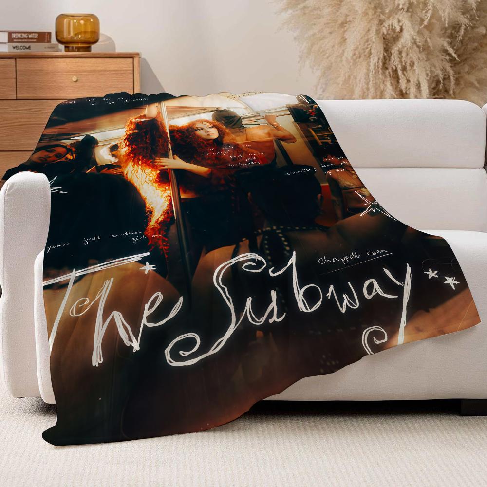 American singer Chappell Roan Blanket For Sofa Office Bed Plane Travel Sleep Read Relax Camping Soft And Warm