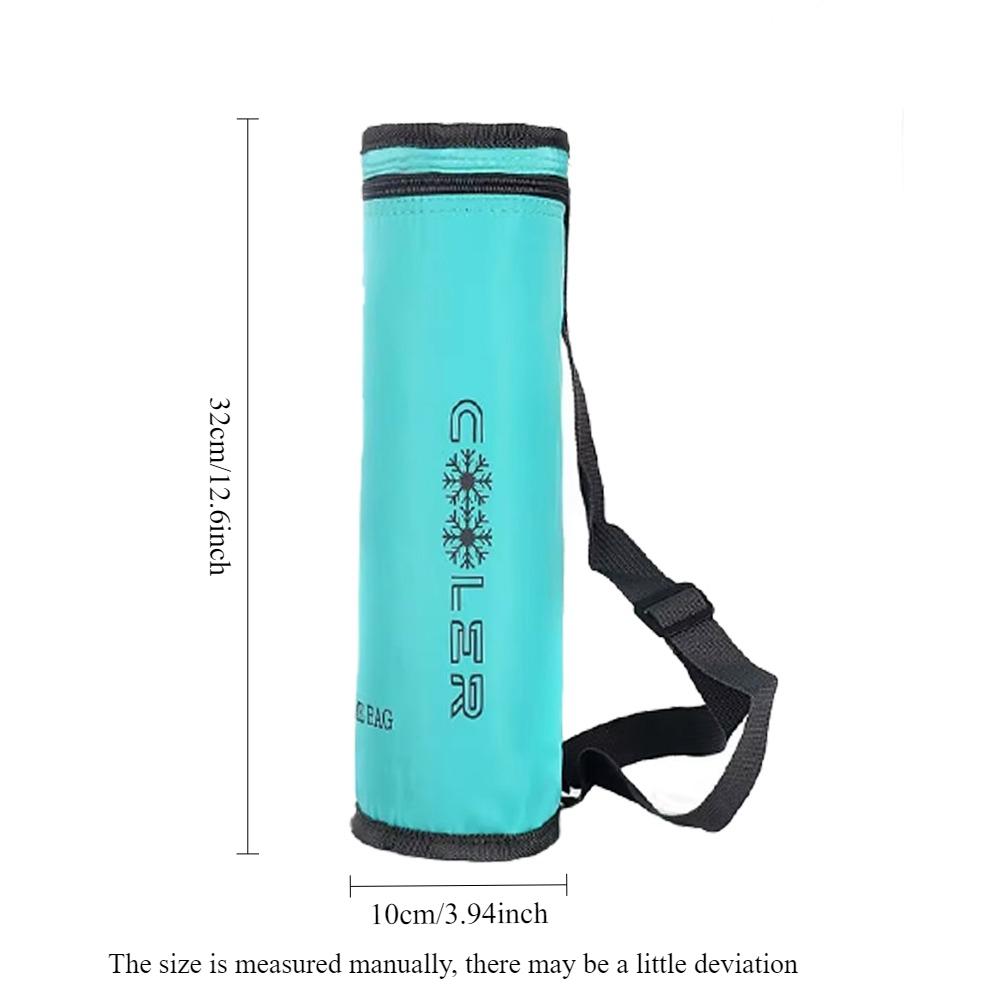 Water Bottle Bag Waterproof Portable Thermos Bottle Cover Outdoor Sports Travel Insulated Water Bottle Heater Cooler Bag