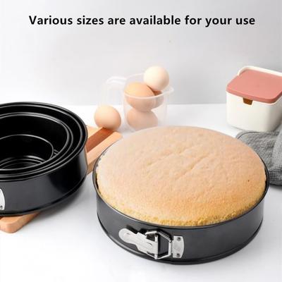 Round Cake Mould Removable Bottom Leakproof Round Cake Pan Bakeware Non-Stick Metal Bake Mould Kitchen Accessories Baking Tools