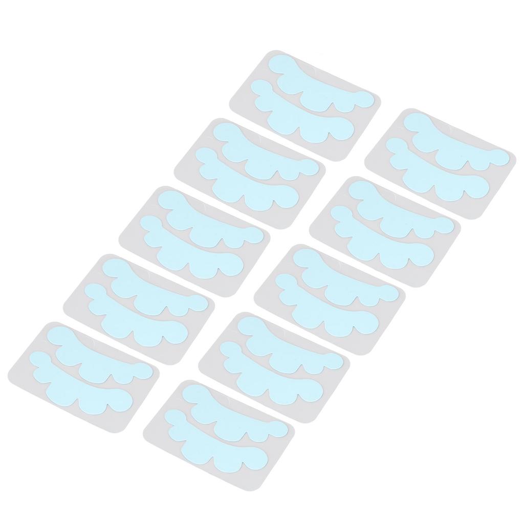 10 Pairs Silicone Eyelash Extension Under Eye Pads Arch Shape Reusable Eyelash Extension Patches