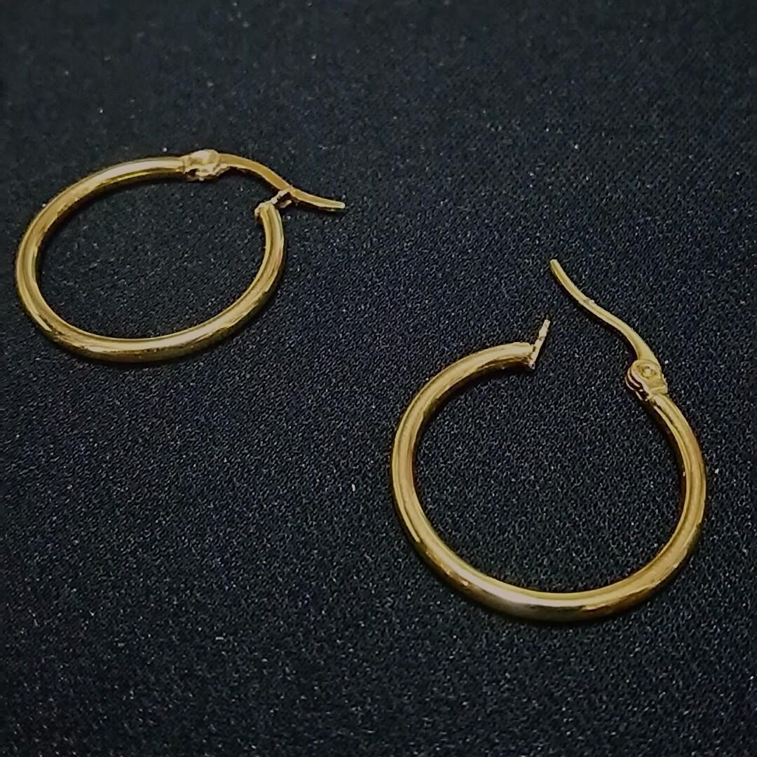

[USED] Gold ring earrings recommended for fans of Y2K, Achieve, hosts, and K-pop