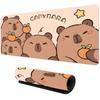 Capibala Water Guinea Pig Standard Pad Super Cute Boy Girl Cartoon Style Large Office Computer Keyboard Pad Desk Pad Desk Mat