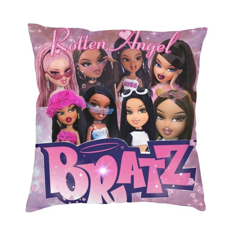 Personalized Custom Bratz Rock Angelz Pillow Case 45x45cm Decor Home Anime Manga Tv Nordic Cushion Cover Soft Pillowcase