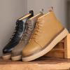 8307-5 New Martin Boots Men's Retro Cowhide Classic Rhubarb Boots Casual Outdoor Non-slip Tooling Boots Men