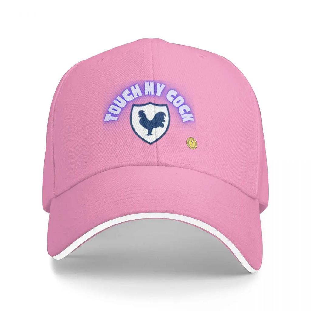 Jimbo says Touch My Cock Baseball Cap Rave Hat Man For The Sun  Women Mens