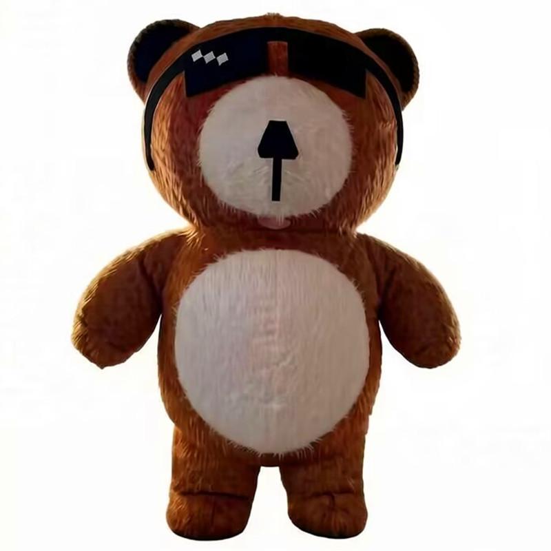 Inflatable Cartoon Bear Costume for Adults - Birthday Party Commercial Celebration Cosplay Anime Inflatable Doll Suit