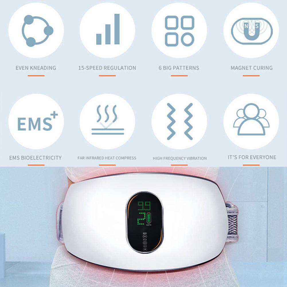 Electric Slimming Machine Professional Weight Loss Lazy Big Belly Full Body Thin Waist Belt Fat Burning Abdominal Massage Device