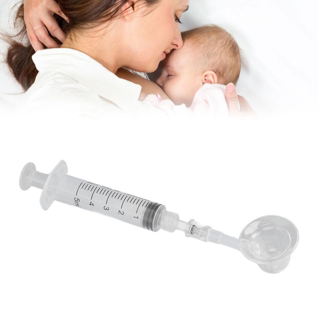 Women Nipple Aspirator Corrector Portable Inverted Nipple Puller Nipple Pump Sucker for Flat Nipples