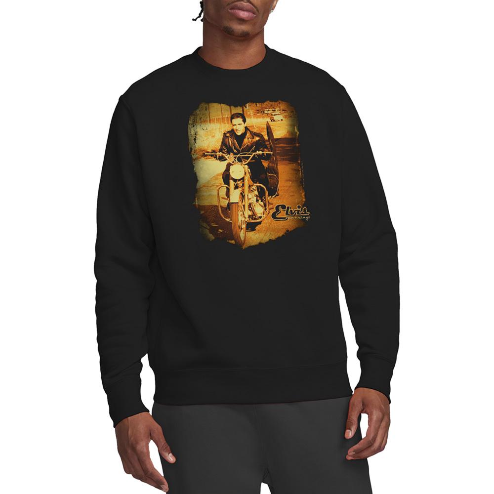 Elvis Presley Unisex Adult Hit The Road Sweatshirt