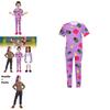 Kpop Demon Hunters Rumi Mira Zoey Cosplay Pajama Set With Polyester Fabric For Stage Performances
