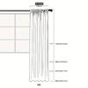 1pc French Vintage Elegant Lace Tulle Curtain That Installs Without Drilling, Semi-Transparent for Bedroom Windows Or Living Room Partitions
