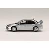 HJ64 1/64 Mitsubishi Lancer Evolution 9 GSR with Engine Display Model, Cool Silver Metallic, Finished