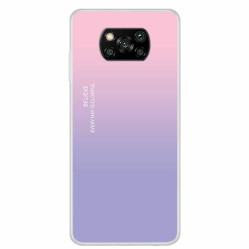 For Poco X3 Pro Case X3 NFC 6.67" Clear Marble Soft TPU Silicone Back Case for Xiaomi Poco X3 NFC Phone Covers Shockproof Fundas