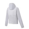 Li Ning Fitness Series Hooded Letter Logo Stitching Sun Protection Jacket Women Jackets AFDW734-7
