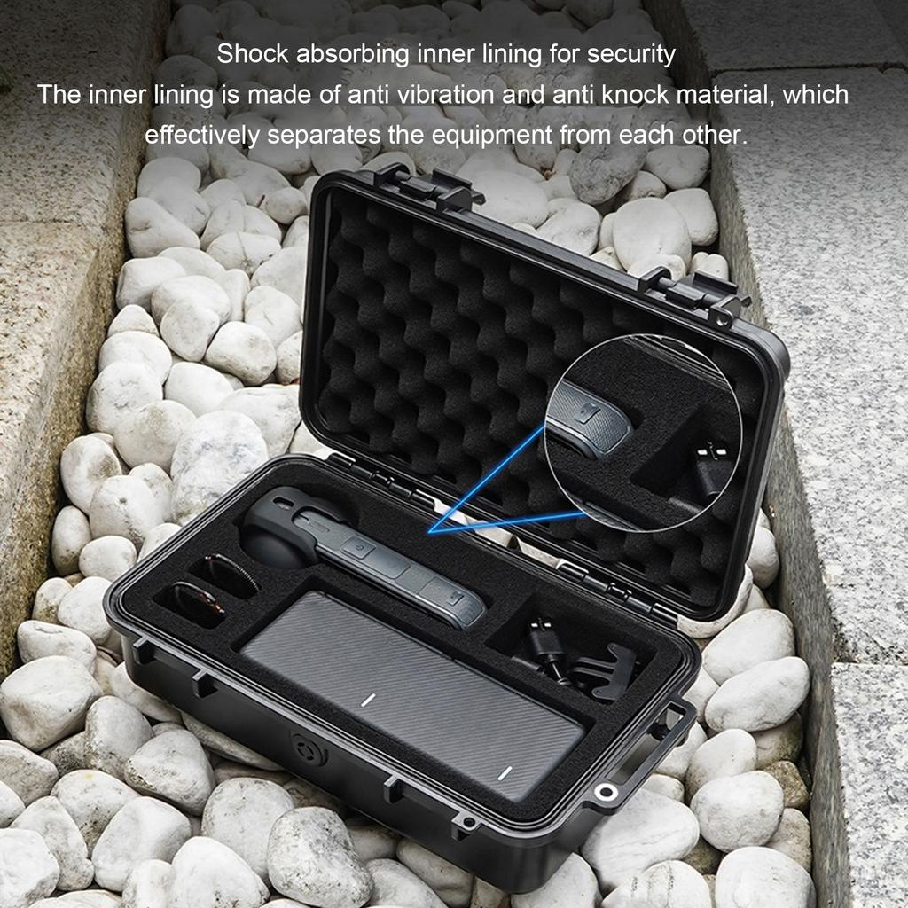 Action Camera Carrying Case Carrying Case Fit for INSTA360 X5 Camera Water Proof Shock Proof PP Portable Protective Case