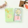 Peony Flower Handheld Mirror Portable Vanity Mirror Beauty Chinese Style Metal Mirror  Gift