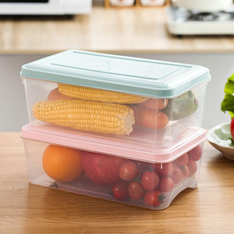 Thickened Refrigerator Storage Box Drawer Type Food Sealed Fresh-keeping Box Anti-flavor Fruit and Vegetable Storage Freezer Box