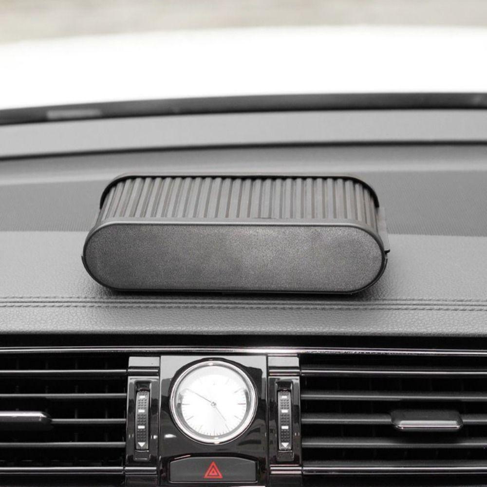 Portable Sliding Open Car Console Storage Box Large Capacity Plastic Glasses Box Self-adhesive Black Debris Storage Box