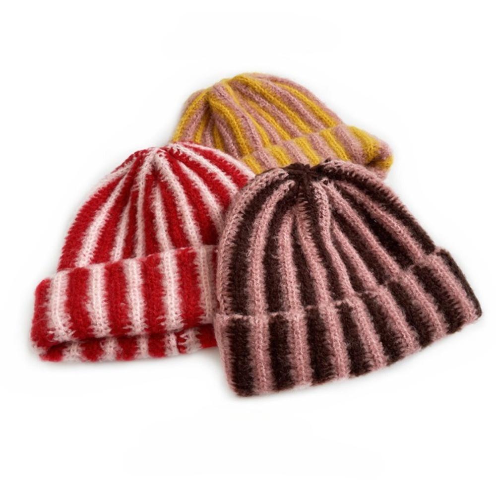 Windproof Beanie Cap Cold Proof Warm Hat New Knitted Hat Autumn Winter