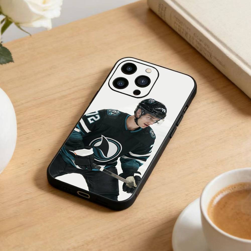 Sharks-William Eklund Phone Case For iPhone17,16,15,14,13,12 Plus,Max Soft Silicone Black Cover