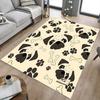 1PC Pug Bone Extra Large Non-Slip Floor Carpet, Office, Family, Bedroom, Studio - Large Area RugJ0344
