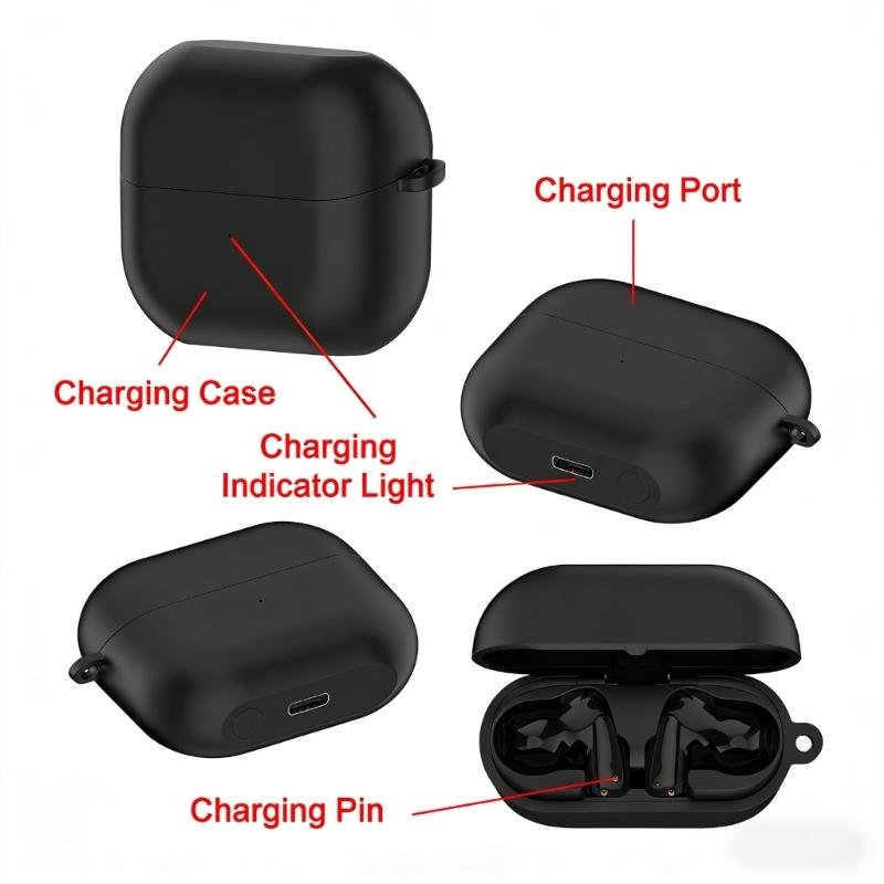 Protective Charging Case Holder For Buds 3 FE R420 Headphones ABS Material Lightweight And Compact Design Easy To Clean