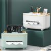 High Quality Multifunctional Tissue Box Light-Luxury Nordic Style Napkin Holder Sundries Storage Box Home Office Use