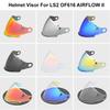 OF616 Airflow II Motorcycle Helmet Visor Lens Shield Full Face Casco Accesorios Para Moto Helmet Accessories For LS2