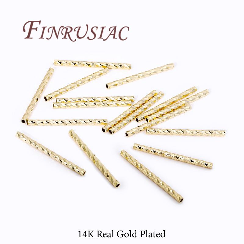 

Tube Spacer Bead,18K Gold Plated Straight Tube Beads For Jewelry Making Supplies,DIY Bracelets Necklaces Accessories 1.5mmx10mm-20pcs