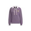 Originals Trefoil Crew Polo Long Sleeve Sweatshirt With Embroidered Logo Women Tops Dark-Grey Violet IN1093