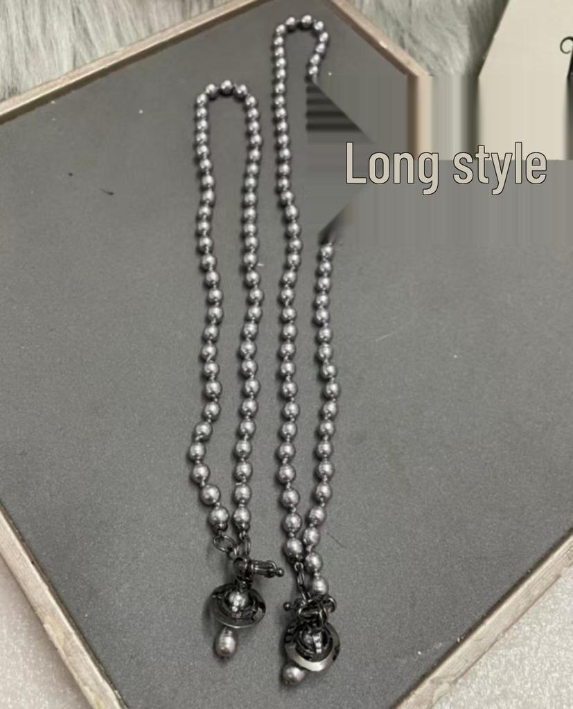 Empress Dowager Baroque Pearl Teardrop Necklace