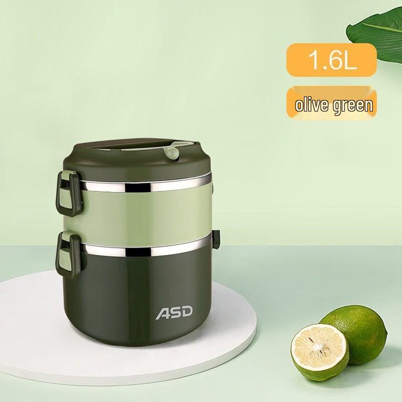 ASD 304 Stainless Steel Multi-Layer Insulated Lunch Box