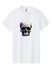Electric-Skull Mens Graphic Tee,100% Cotton,Casual Summer Wear