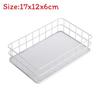 IJzeren Make-up Organizer Mand Met Gaas Voor Badkamer En Bureau Opslag