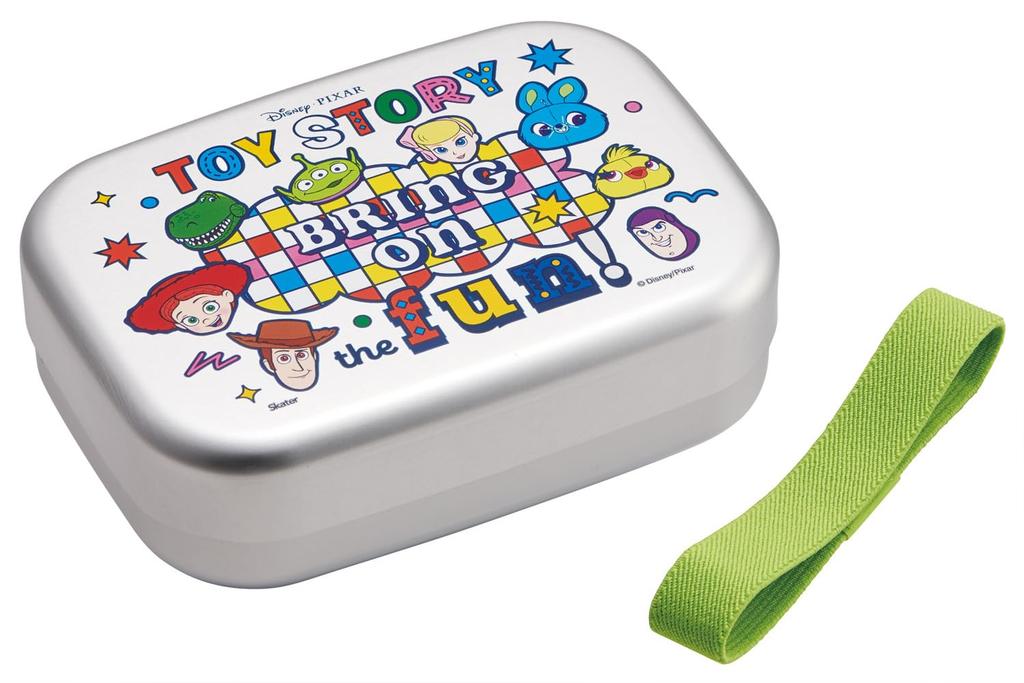 Skater Aluminum Bento for with Lunch Made in Disney Toy Story Boys Box, 370ml, Kids, Insulated, Belt, Japan, 25, (ALB5NV68978)