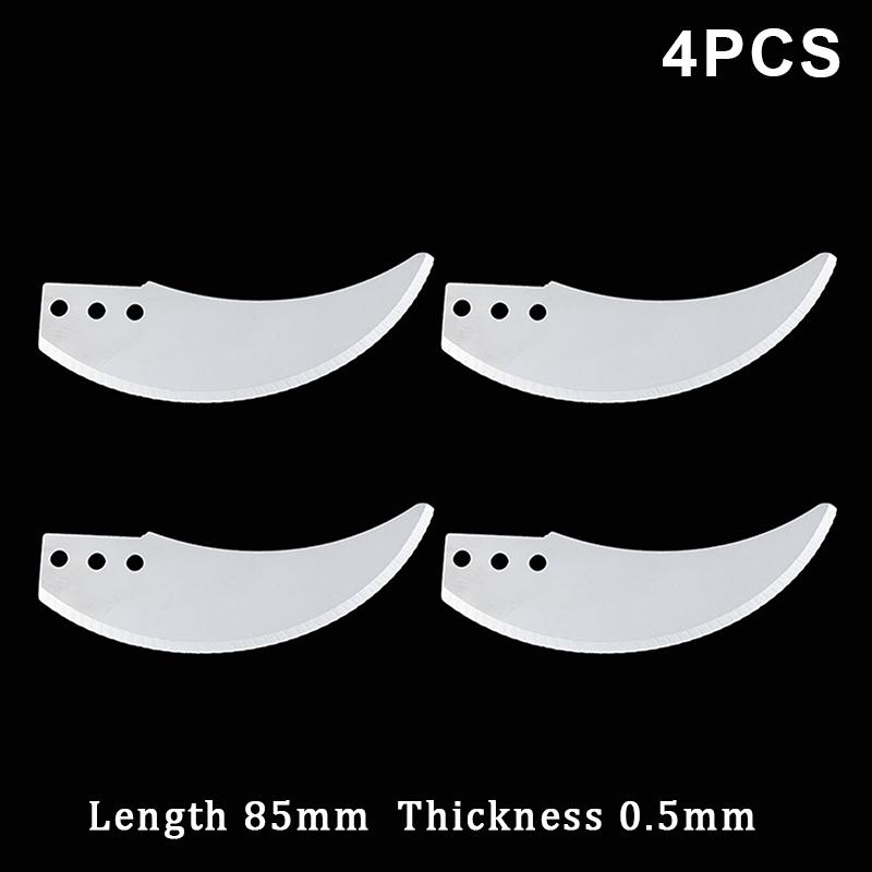 4/8Pcs 85Mm Agricultural Chopper Blade Breeding Chicken Duck And Pig Feed Fruit And Vegetable Cutting Machine Farm Cutter Grass