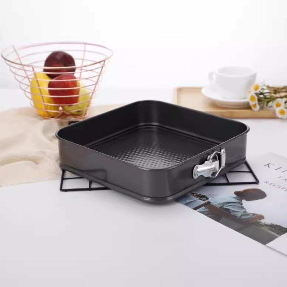 Non-Stick Baking Tray Removable Bottom Tiramisu Mold Baking Tools Square Cake Pan  Bread