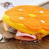 Wonder Pocket Watermelon Orange Fruit Shape Plush Keychain Pendant Coin Pocket Pouch Purse