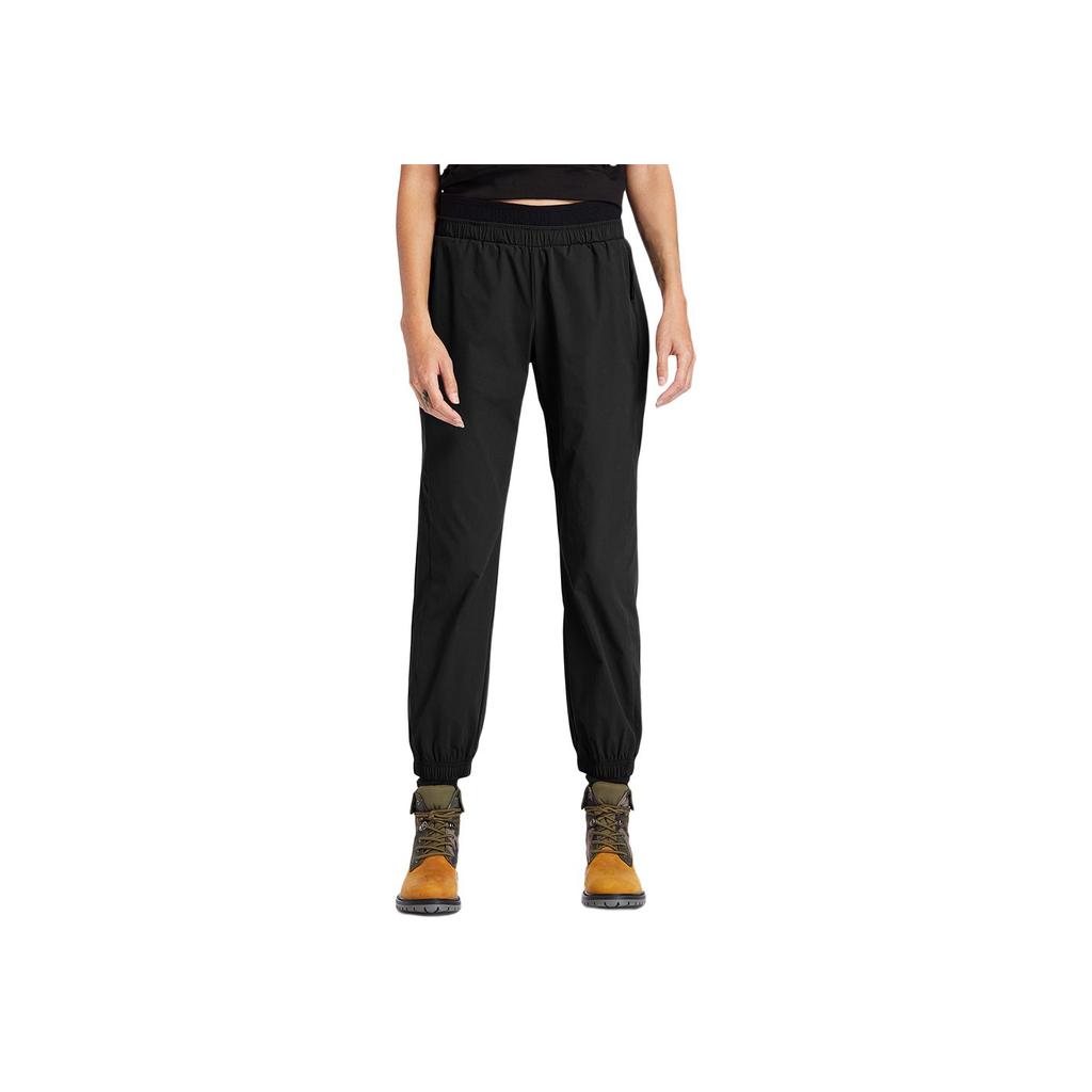 Timberland Sport Casual Elastic Cuff Pants Women bottoms Black A2G18001