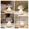 LED Pilz Kleine Tisch Lampe Tragbare USB Lade Dimmbare Blume Knospe Lampe Schlafzimmer Nacht Lampe