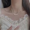 Pearl Necklace Women'S Lamp Luxury Niche Design Sense Clavicle Chain Simple Temperament Neck Chain Jewelry Premium