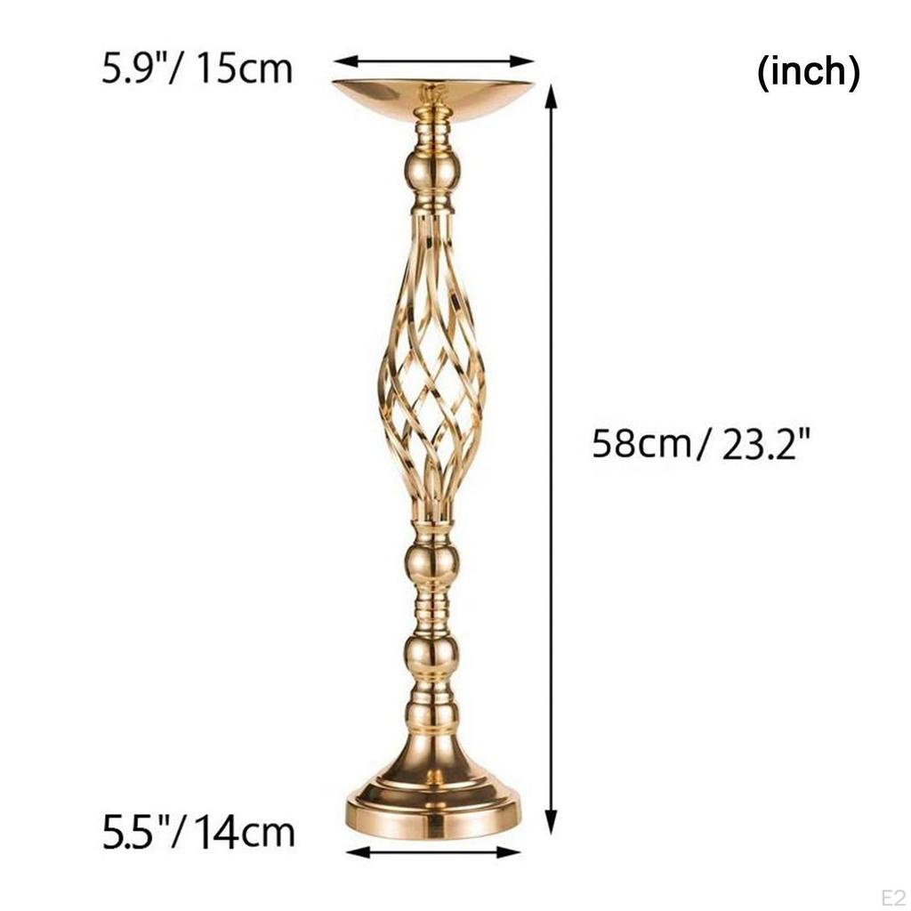 Stojak na kwiaty ślubne Uchwyt na kompozycje kwiatowe Dekoracyjny ekspozytor na elementy centralne