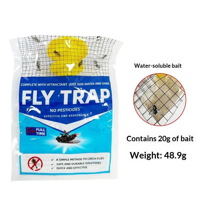 1Pcs Mosquito Trap Catcher Hanging Fly Trap Disposable Fly Catcher Bag Fly Wasp Insect Bug Killer Flies Trap For Outdoor