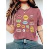 Multilingual Teacher Print Women's T Shirt | Vintage artistic style round neck short sleeve shirt | Casual cute top| 2026 Spring and summer