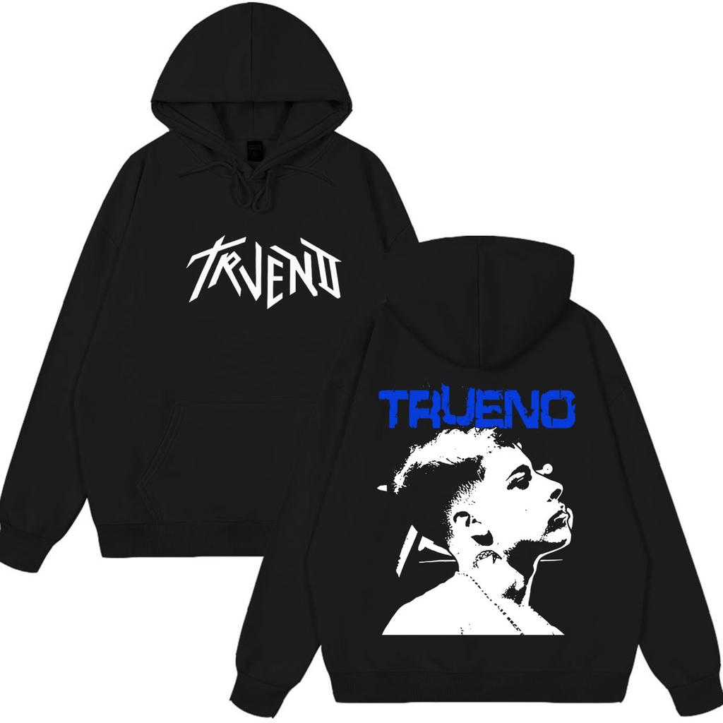 Rapper Trueno Album Tour 2026 Graphic Print Hoodie Unisex Fashion Pullover Long Sleeves Casual Oversized Fan Gifts Sweatshirt