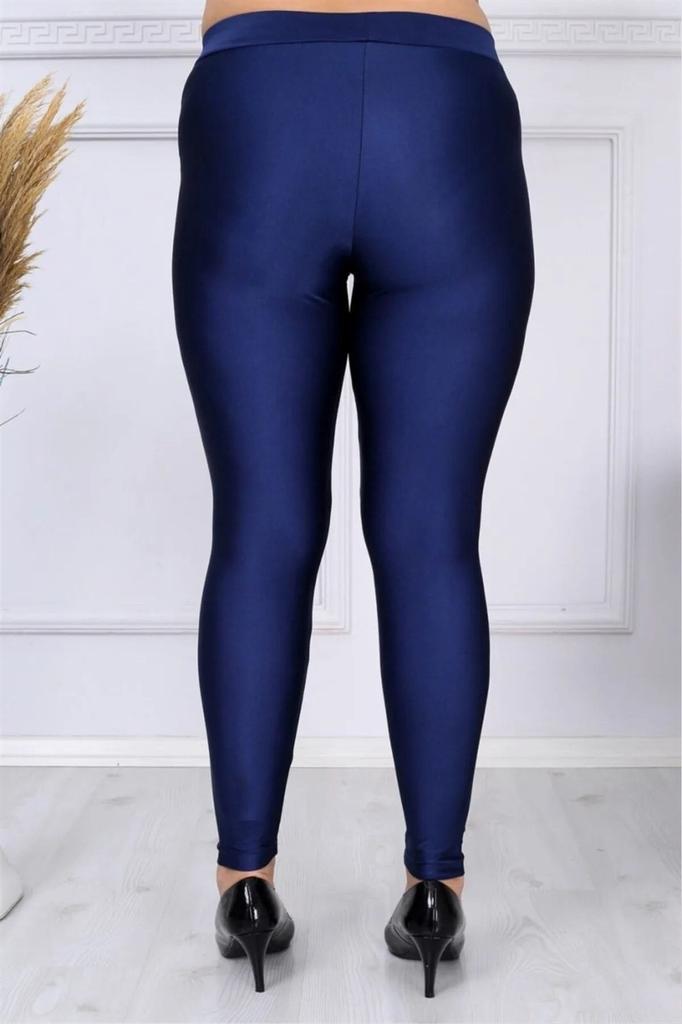 Women's Style Plus Size Leggings Big Size Shiny Disco Tights