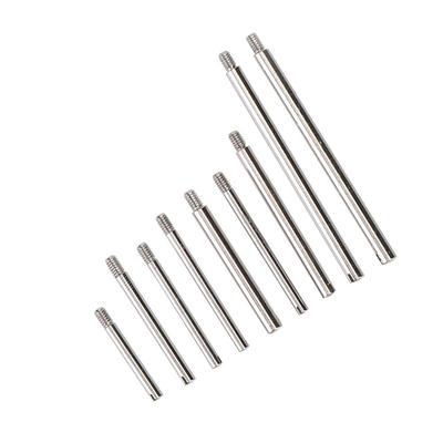 Silberfarbenes Uhrenarmband Schrauben-Set 10 Größen Uhrenarmband Stifte Uhrenreparaturwerkzeug Ersatzteile